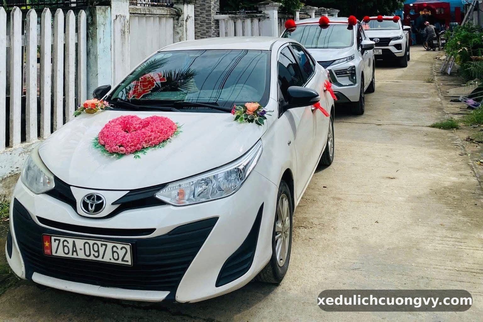 Xe 4 chỗ Toyota Vios của Cường Vy